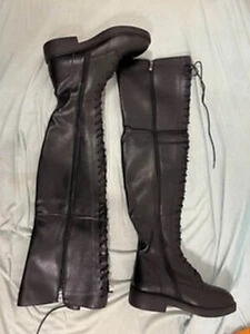 Damen overknee schnürstiefel 42 schwarz - Bild 1 von 1