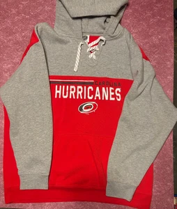 Carolina Hurricanes Old Time Hockey Logo Collection Hoodie Men 2XL - Picture 1 of 1