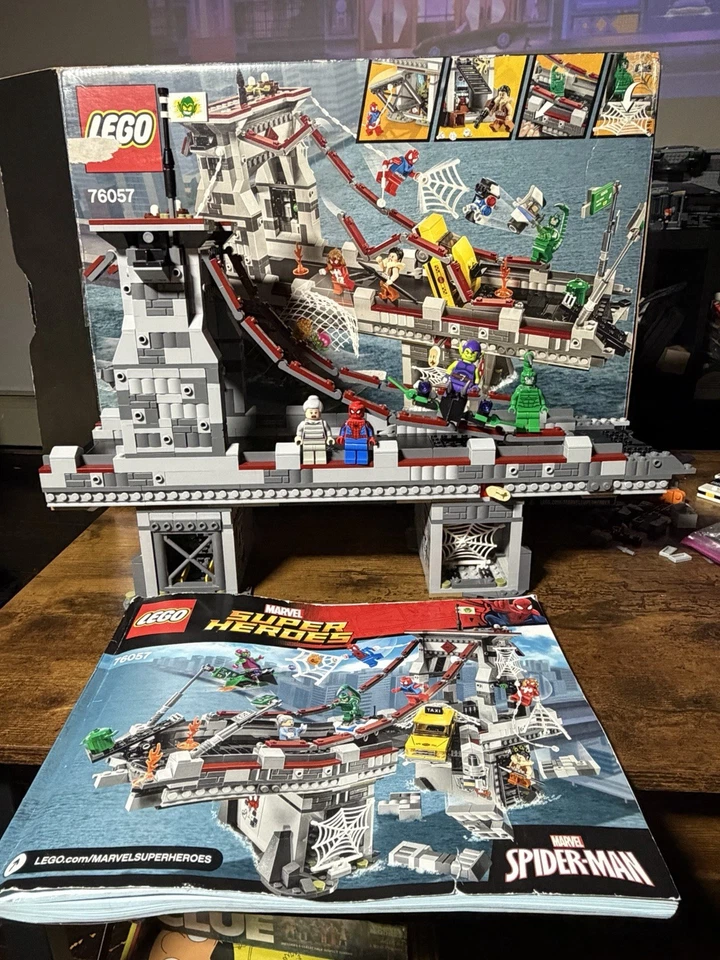 LEGO Marvel: Spider-Man: Web Warriors Ultimate Bridge Battle (76057) Foto 1 de 2