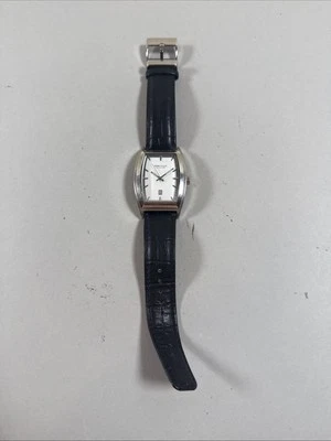 Reloj para hombre Kenneth Cole Reaction KC1667 correa de cuero negro reparación/solo piezas Foto 1 de 4