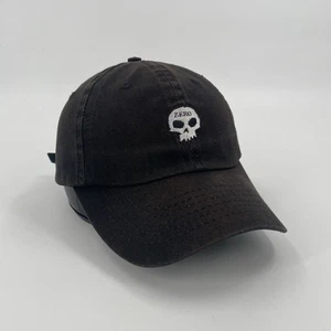 Zero Skateboard Skull Logo Embroidered StrapBack Hat Cap in Black - Bild 1 von 10