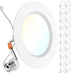 Sunco 20er Pack 6 Zoll LED Einbauleuchte Nachrüstung, Dosenleuchten für Decke, - Bild 1 von 7