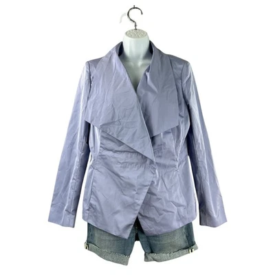 Lafayette 148 Blazer Womens Size 8 Stardust Draped Lightweight Jacket - Image 1 of 4