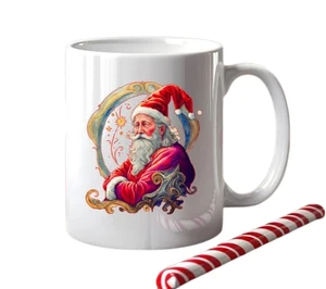 Keramik Weihnachtsmann Kaffeebecher - 11 Unzen - Bild 1 von 1