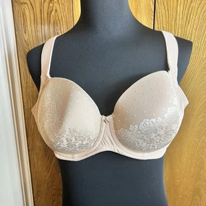 Soma Atemberaubende Unterstützung Bügel 42 D Biege Schweizer Punkte Blumen Spitze 4 Haken EUC - Bild 1 von 5