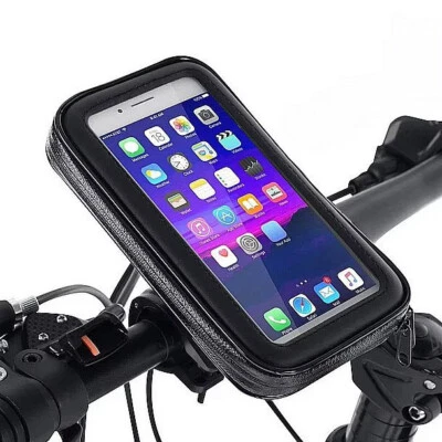 Fahrrad Halterung 360° Motorrad Halter Smartphone Handy Tasche Halter Universal - Bild 1 von 4