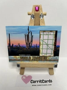 PHOENIX, ARIZONA 2022 Upper Deck Goodwin Champions World Traveler Map Relic - Bild 1 von 6