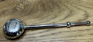 Tuffatore infusore tè piatto argento vintage - Foto 1 di 3