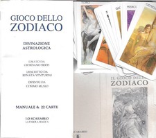 GIOCO ZODIACO SCARABEO DIVINAZIONE ASTROLOGICA MUSIO ASTROLOGIA 1994