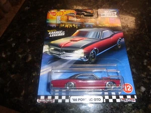 2020 Hot Wheels Premium Boulevard Series Maroon & Silver ‘66 Pontiac GTO bo 6ap - Picture 1 of 1