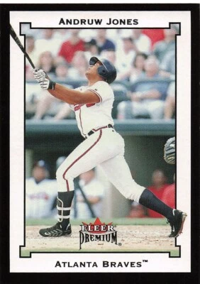 2002 Fleer Premium #145 Andruw Jones - Image 1 of 2