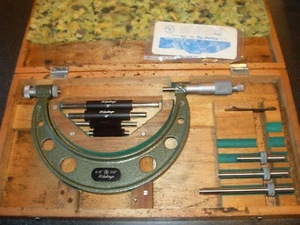 Mitutoyo No. 104 - 162 A 2 - 6" Interchangable Micrometer - Made In Japan. - Picture 1 of 8