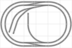 Bachmann E-Z Track Train Layout #020D Train Set HO Scale 4' X 6' DCC Switches - Picture 1 of 4
