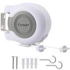 12m/30M Retractable Reel Clothes Lines Washing Line with Twin Cable Wall Mounted
