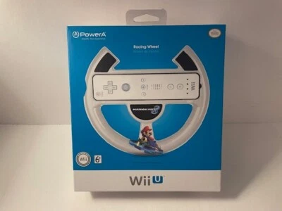 OEM GENUINO NINTENDO BLANCO WII WII U MARIO KART VOLANTE DE CARRERAS Foto 1 de 4