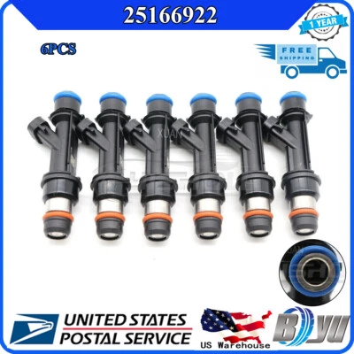 Injetores de combustível 6 peças para Isuzu Rodeo Trooper Honda Acura 3.2 3.5 V6 25166922 - Imagem 1 de 4