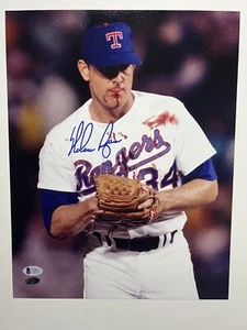 Foto autografiada firmada por Nolan Ryan 11x14 BAS Beckett autenticada - Imagen 1 de 3