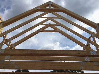 Wood Floor + Roof Trusses Clear Span Pitch Engineered All Sizes Available!