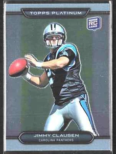 2010 Topps Platinum #93 Jimmy Clausen NM-MT+ RC Carolina Panthers - Bild 1 von 2
