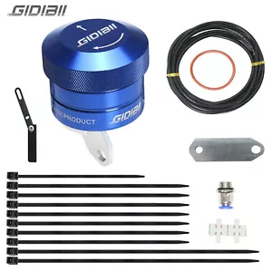 Motorcycle Universal Chain Oiler Lubrication System Reservoir Oil Tank Cup Blue - Picture 1 of 7