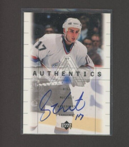 1999-00 Upper Deck HoloGrFx UD Authentics Autograph #BM Bill Muckalt