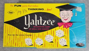 Vintage 1956 Yahtzee Board Dice Game E.S. Lowe Company Original Box - Picture 1 of 5