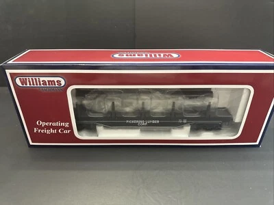 Williams 47926 Pickering Lumber Company Operating Log Dump Car O Gauge Trains - Image 1 of 3