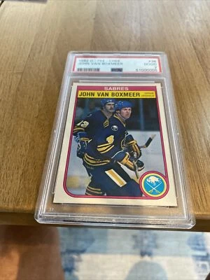 1982 O-Pee-Chee John Van Boxmeer #36 Buffalo Sabres PSA 2. Regrade!!!! - Image 1 of 2