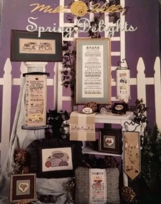 MILL HILL SPRING DELIGHTS CROSS STITCH BKLT - Image 1 of 4