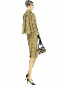 Vogue Sewing Pattern 8146 Misses Ladies Sleeve Jacket Dress Size 6-12 Uncut - Picture 1 of 1