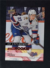 2018-19 UD Upper Deck CHL Star Rookies Exclusives #352 Nikita Sedov /100
