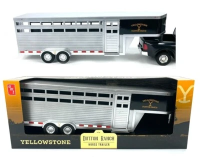 1:20 AMT Big Country *YELLOWSTONE* Dutton Ranch Livestock Trailer *NIB* - Image 1 of 4