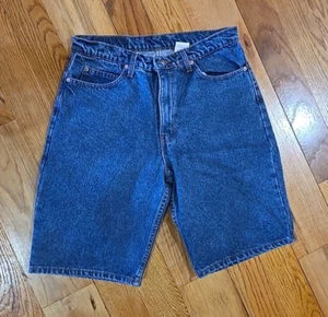 Vintage Jordache Jean Shorts Mens 32 Blue Baggy 90s Denim - Picture 1 of 7