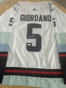 Mark Giordano Seattle Kraken Autographed Jersey JSA Certified - Picture 1 of 7