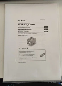 SONY HANDYCAM DCR-SR35E/SR36E/SR45E/SR46E/SR55E/SR65E/SR75E/SR85E MANUAL - Bild 1 von 1