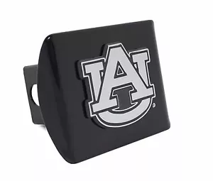 Auburn Tigers Black Metal Hitch Cover - Picture 1 of 1