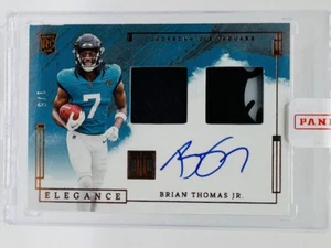 Brian Thomas Jr. 2024 Panini Impecable Casco y Botín de Novato Automático EN TARJETA 1/5 - Imagen 1 de 2