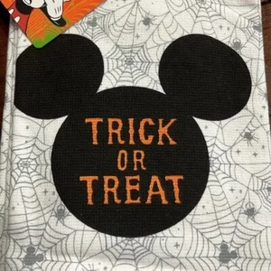 Neu Disney Mickey Mouse 2er Set Trick or Treat Halloween Küche Badetücher - Bild 1 von 6