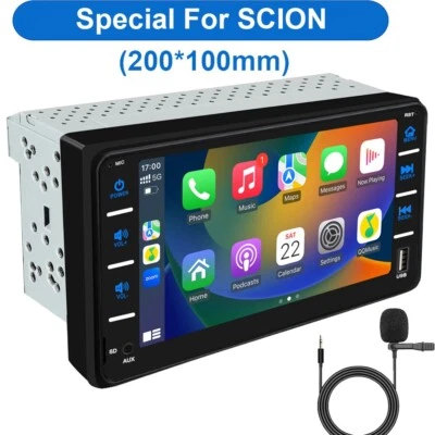 2 Din CarPlay For 2004 2005 2006-2016 Scion tC Car Radio Stereo BT CarPlay GPS - Image 1 of 4