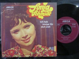 SONJA SCHMIDT Ich hab immer Zeit für dich / SP DDR 1973 AMIGA 455958 - Foto 1 di 2