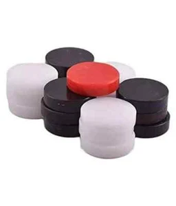 Carrom Brettmünzen für reibungsloses Spiel mit 1 Stürmer 19 Acryl Kunststoff - Bild 1 von 5