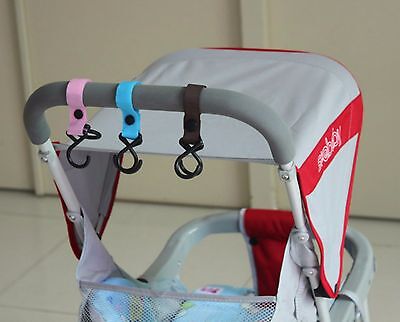 AU Seller 2 Pcs One-pair Pram Stroller Hooks Hangers  Brand New  • 3.50$