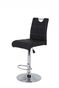 4-er SET Barhocker Hocker Barstuhl Miranda03 Schwarz - Bild 1 von 6