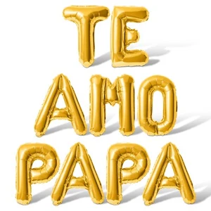 TE AMO PAPA Letter Balloon Banner - Father's Day Or Birthday Party Decorations - Picture 1 of 55