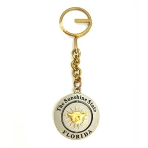 Florida Sunshine State Keychain Spinner - Picture 1 of 10