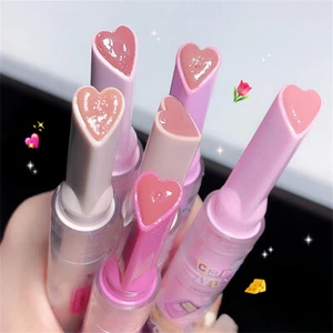 Lip Glaze Long Lasting Love Shape Lip Gloss Korean Cosmetics Lipstick Moisturizi - Picture 1 of 19