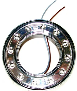 LED-Kreis-Rückfahrleuchte Umrißleuchte (12 LED's weiss-leuchtend) - Bild 1 von 2
