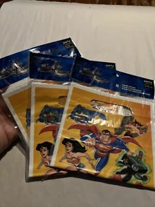Party Express Justice League 4 8 Count Treat Sacks Goodie Bags 32 Total Bags - Picture 1 of 3