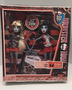 2011 Monster High Werecat Sister Pack Meowlody & Purrsephone w Diary NEW - Picture 1 of 15