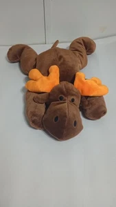  Große TY Pillow Pals GEWEIH ELCH 16 Zoll Beanie Buddy braun Plüschtier ohne Ohrmarke - Bild 1 von 6